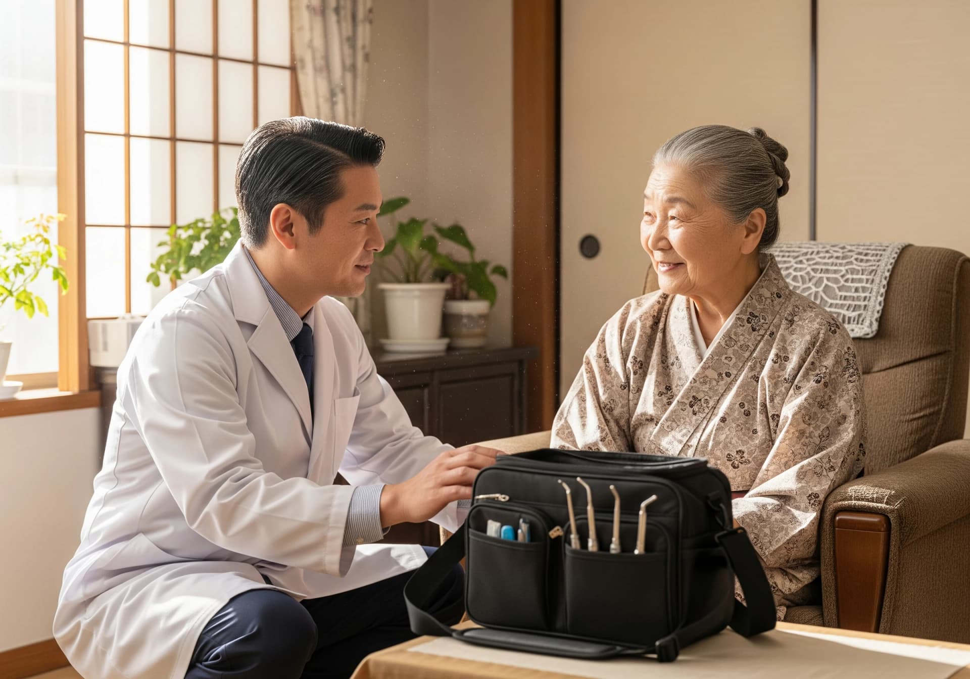 歯科医師によるご自宅への訪問診療